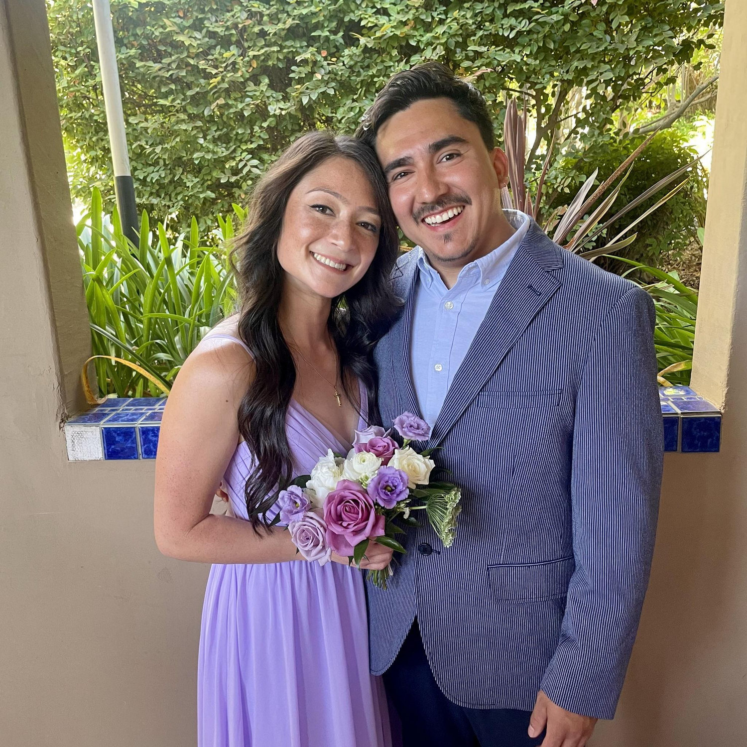 At our dear friends, Courtney and Dane's wedding.