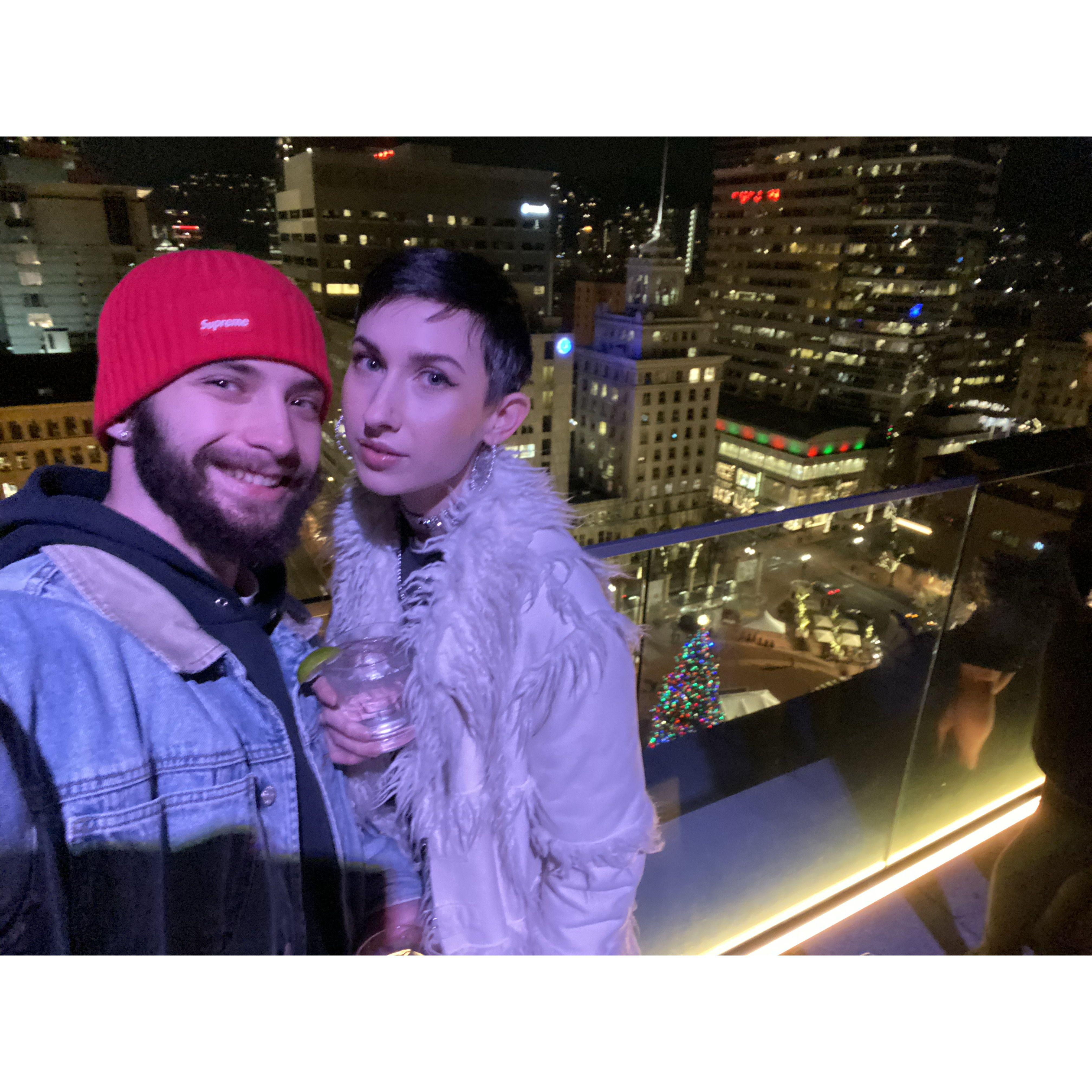 Our favorite rooftop bar, Departure, in Portland, Or. 2019