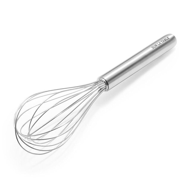 Sur La Table Stainless Steel Balloon Whisk, 8", Silver