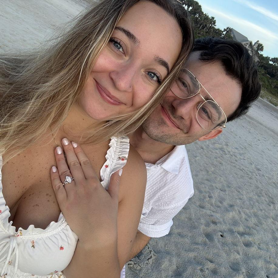 08/03/2025 - the day Nathan proposed on Mickler's Landing, one of our favorite spots for sunrise over the water. It was during sunrise that he asked!