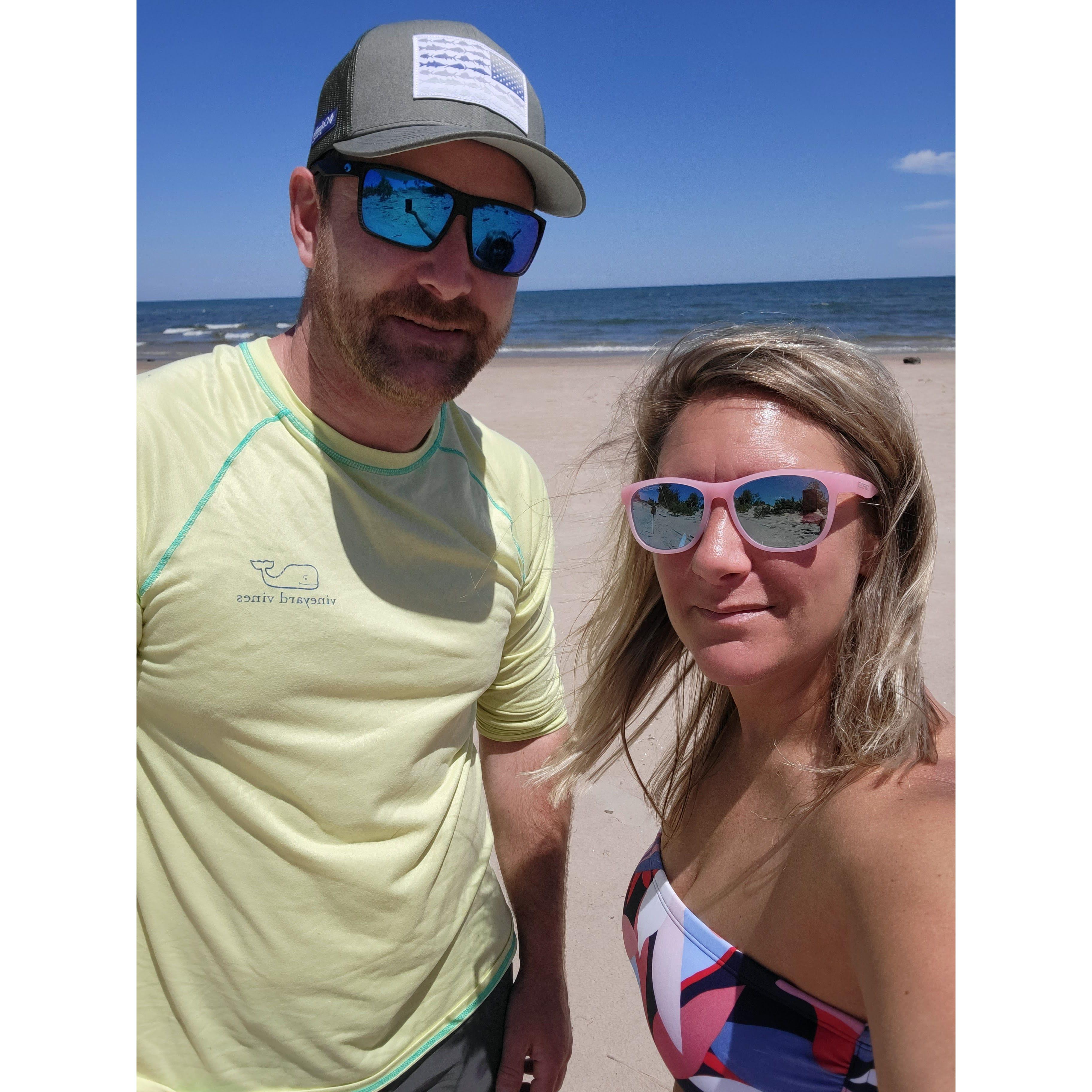 Hideaway beach on Lake Ontario!  Can only get here by Kayak!  Near Sackets Harbor, NY