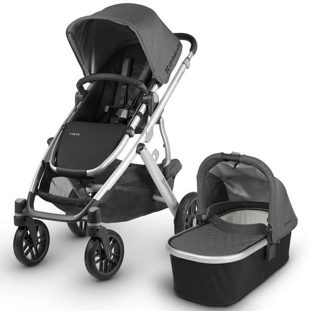 2019 VISTA Aluminum Frame Convertible Complete Stroller with Leather Trim
