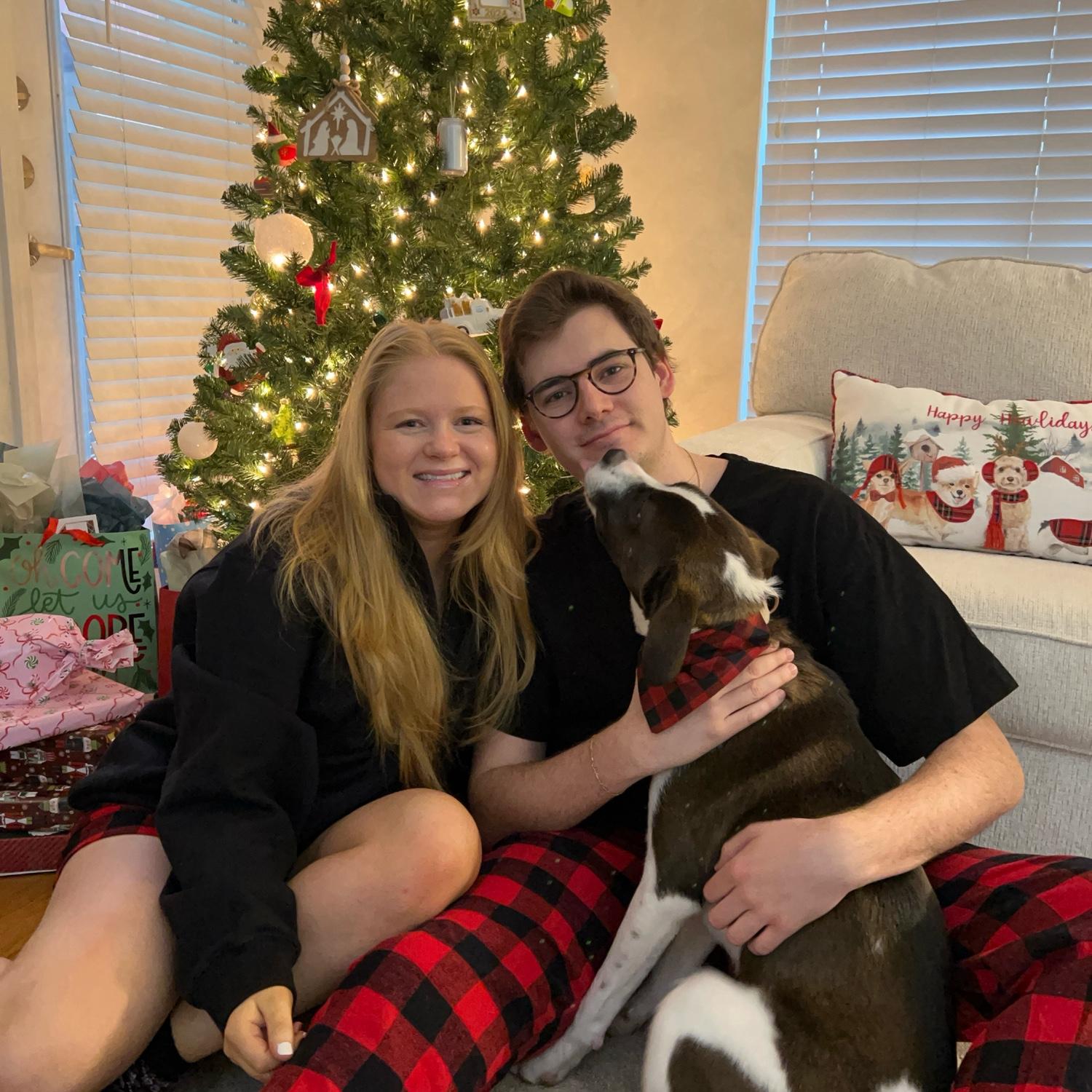 Our first Christmas morning together