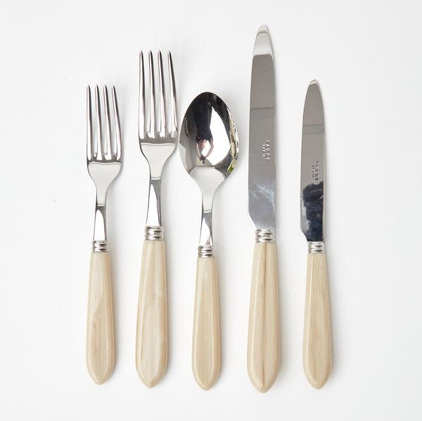 Grey Horn Cutlery Set (5 Piece)