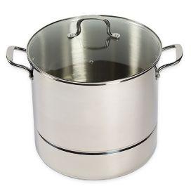 SALT™ 3-Piece 24 qt. Stainless Steel Steamer Set