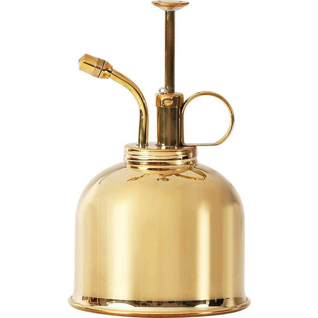 NEWBEER Watering Can Metal Plant Sprayer Mister Brass Gold Garden Tool Small for Flowers and Succulents 10oz 5.91x3.35x3.35inch