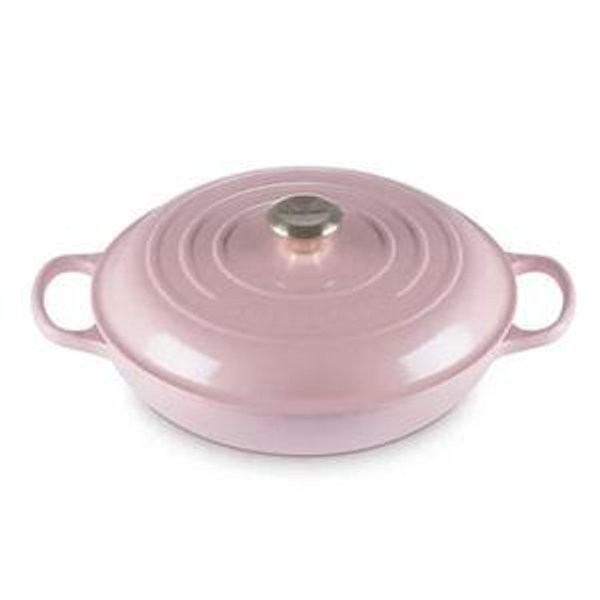 Le Creuset Signature Braiser - Chiffon Pink