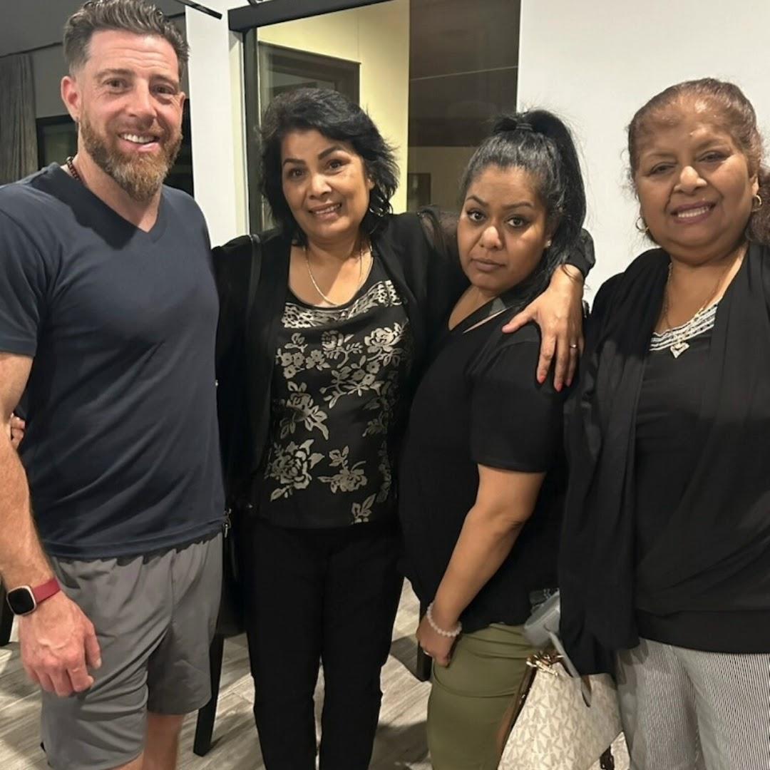 Ben meeting my Mom and Aunt for the 1st time! It went well haha!
