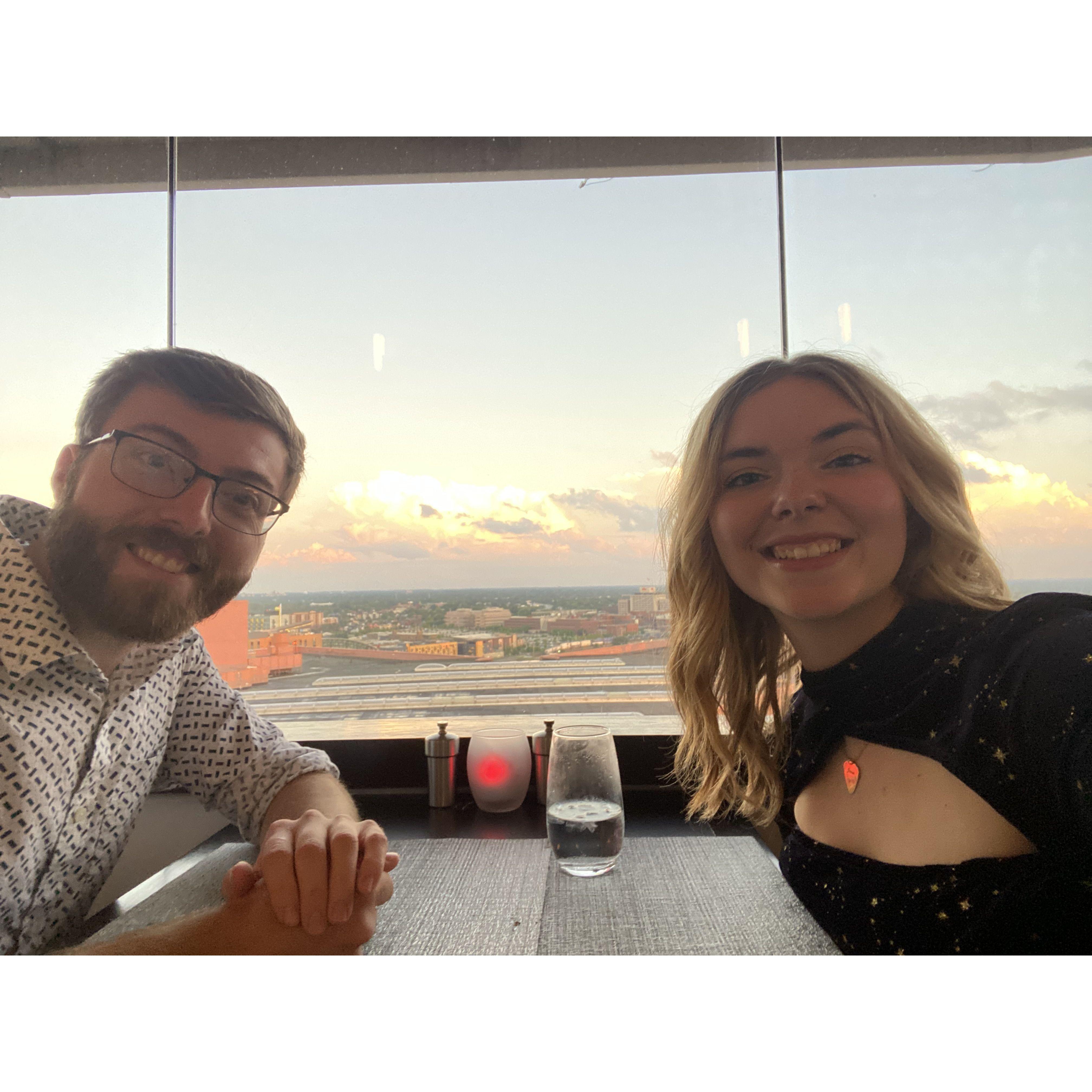 A fancy date night at the Eagle's Nest