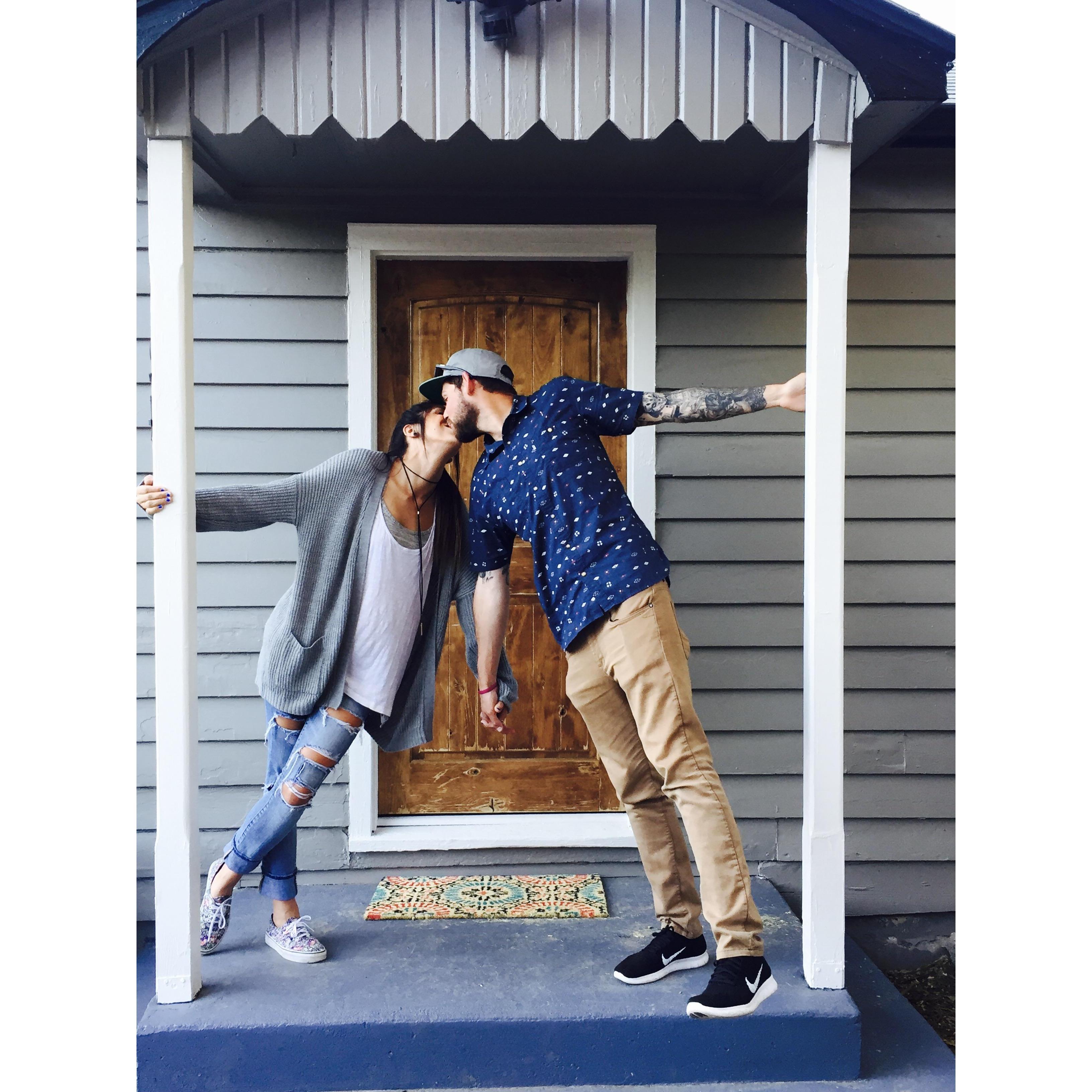 Our first home together!