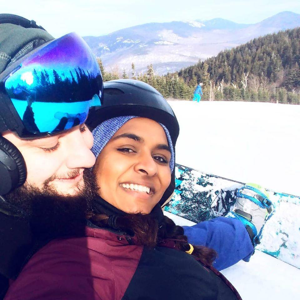 Snowboarding at Sunday River. Joey lured me to Mt. Wachusett with the promise of chocolate covered waffles in 2016 and we have been snowboarding the Beast Coast together, since.