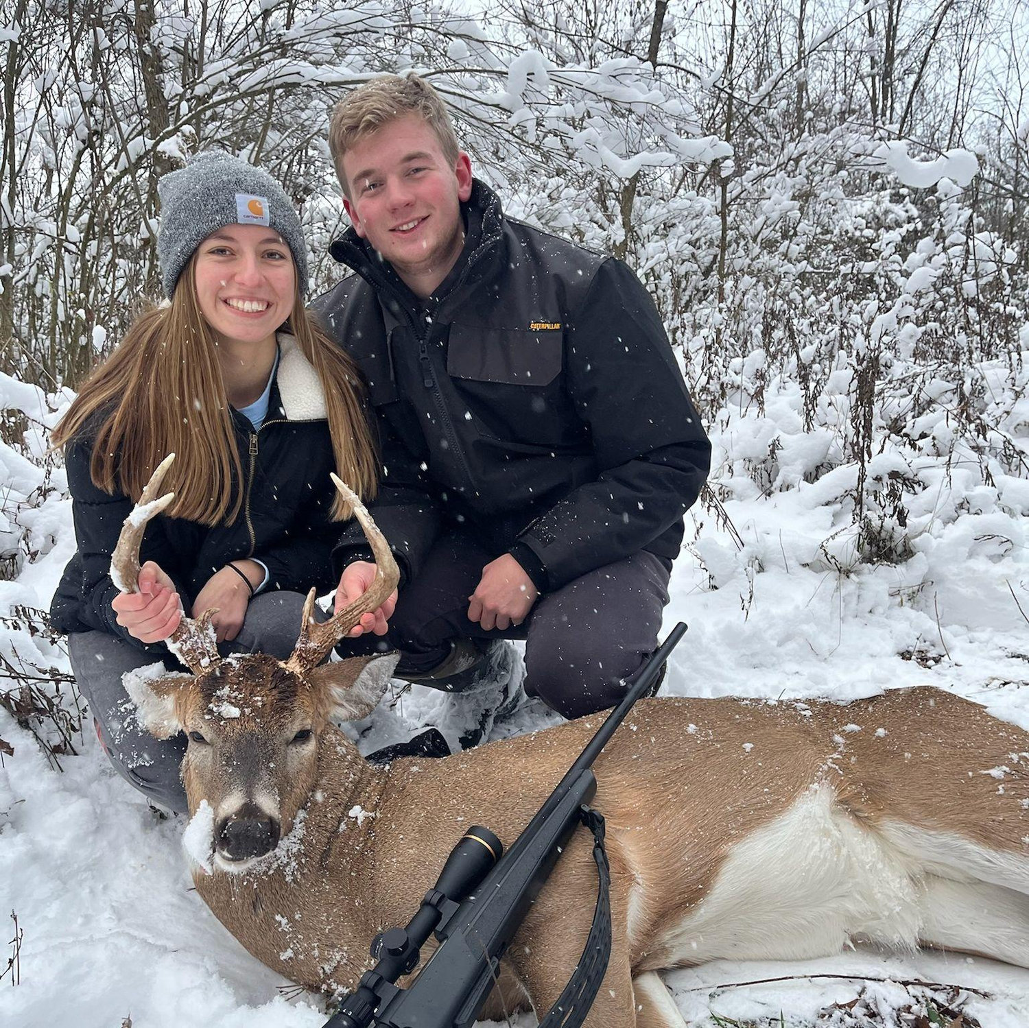 Addy's first buck!