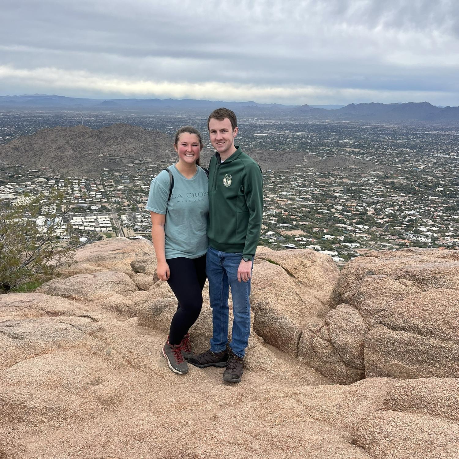 Our first trip together! We went to Arizona