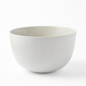 Kahlo Serveware High Salad Bowl, White