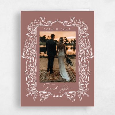 Clay Brown Wedding Thank You - Fenwick Photo