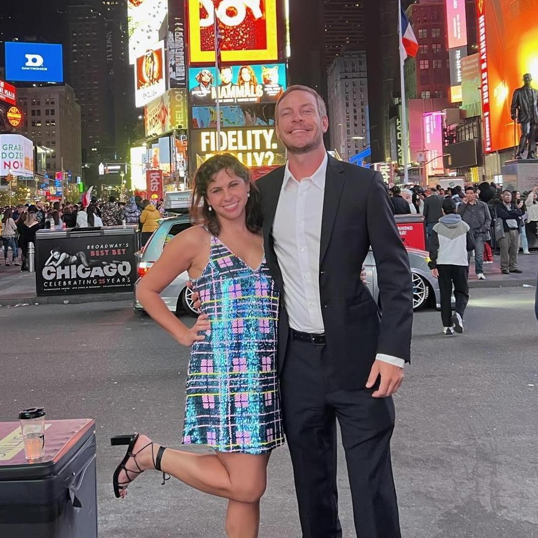 Zack's first trip to NYC! Times Square was bright!! Nov 2023