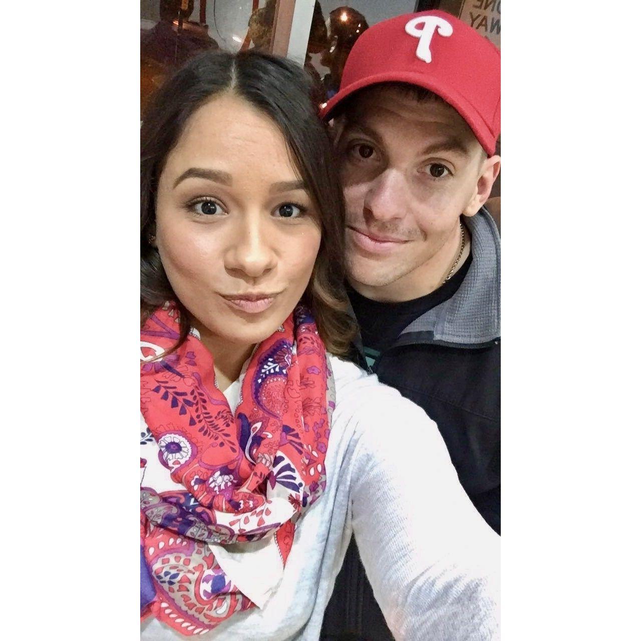 The Sweet Charlies date that changed everything and our first photo together.