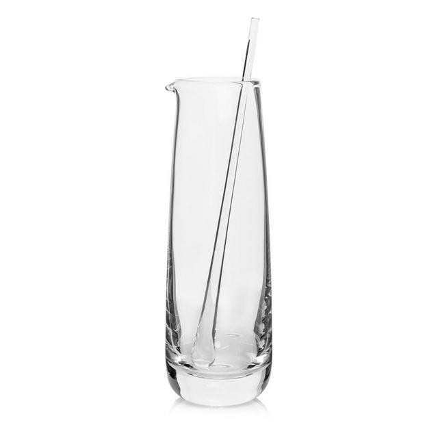 Bar Cocktail Glass Jug with Stirrer
