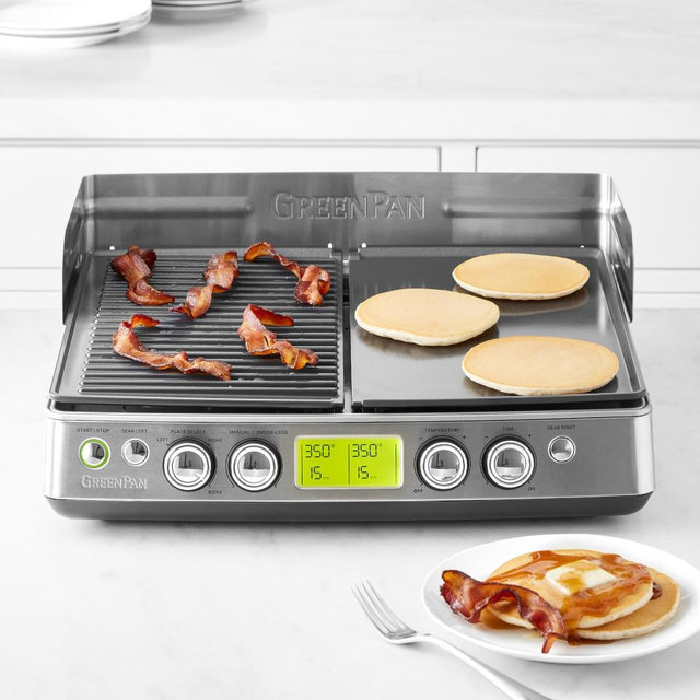 GreenPan Premiere XL Smoke-Less Open Grill & Griddle