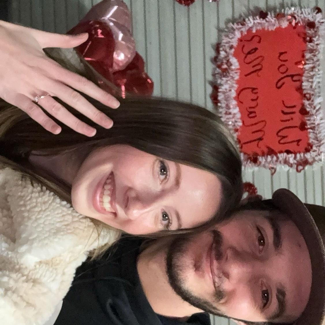 Jaden popped the question!