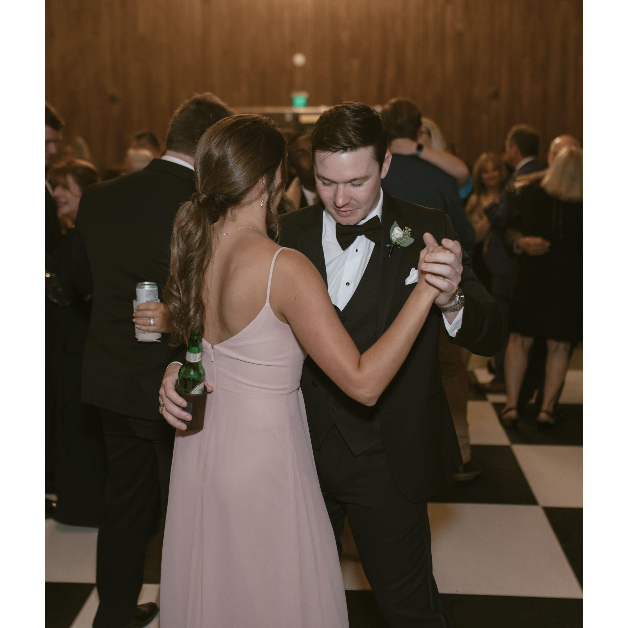 The Maid of Honor & Best Man now Bride & Groom!