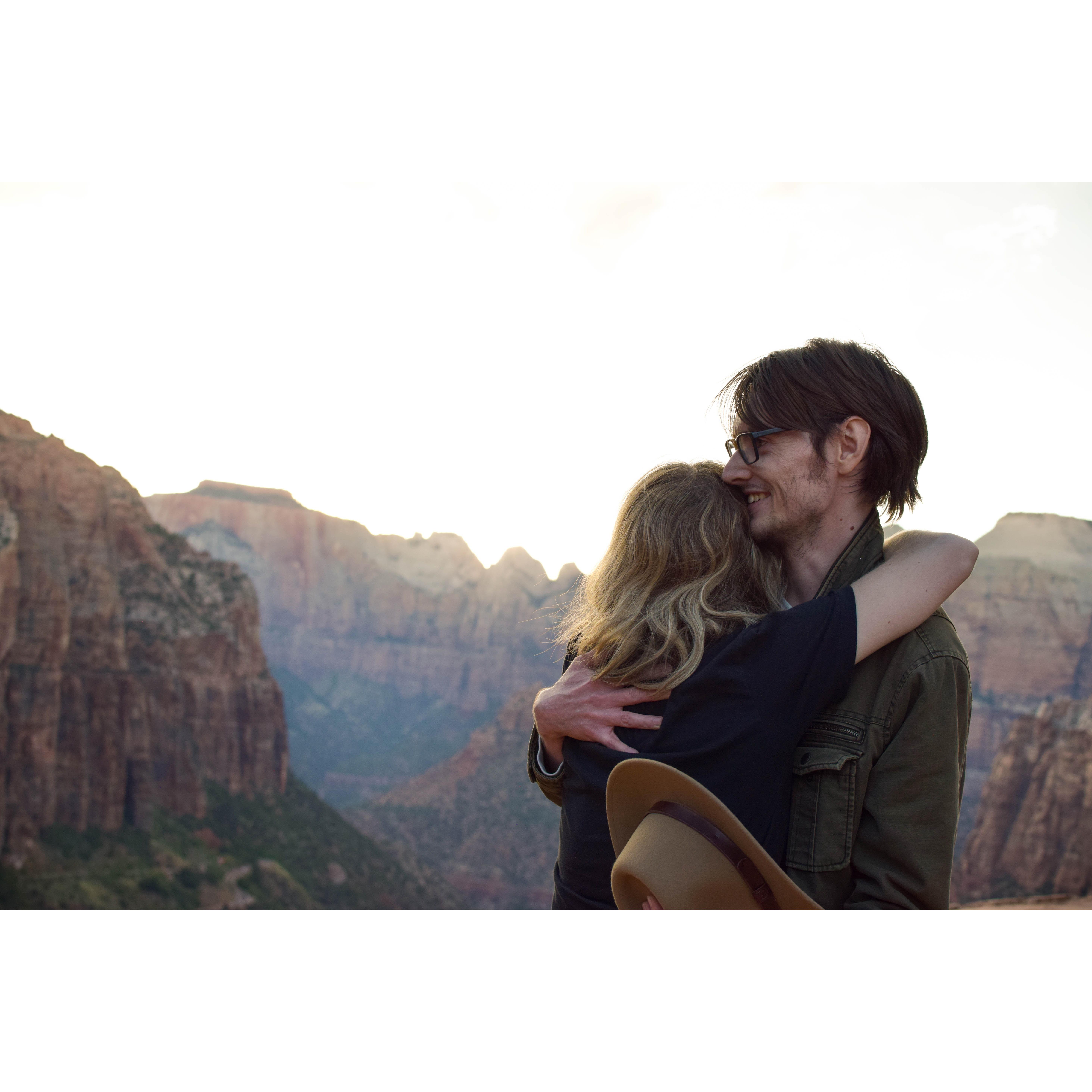 Our engagement at Zion National Park - Sept 17, 2022 <3
