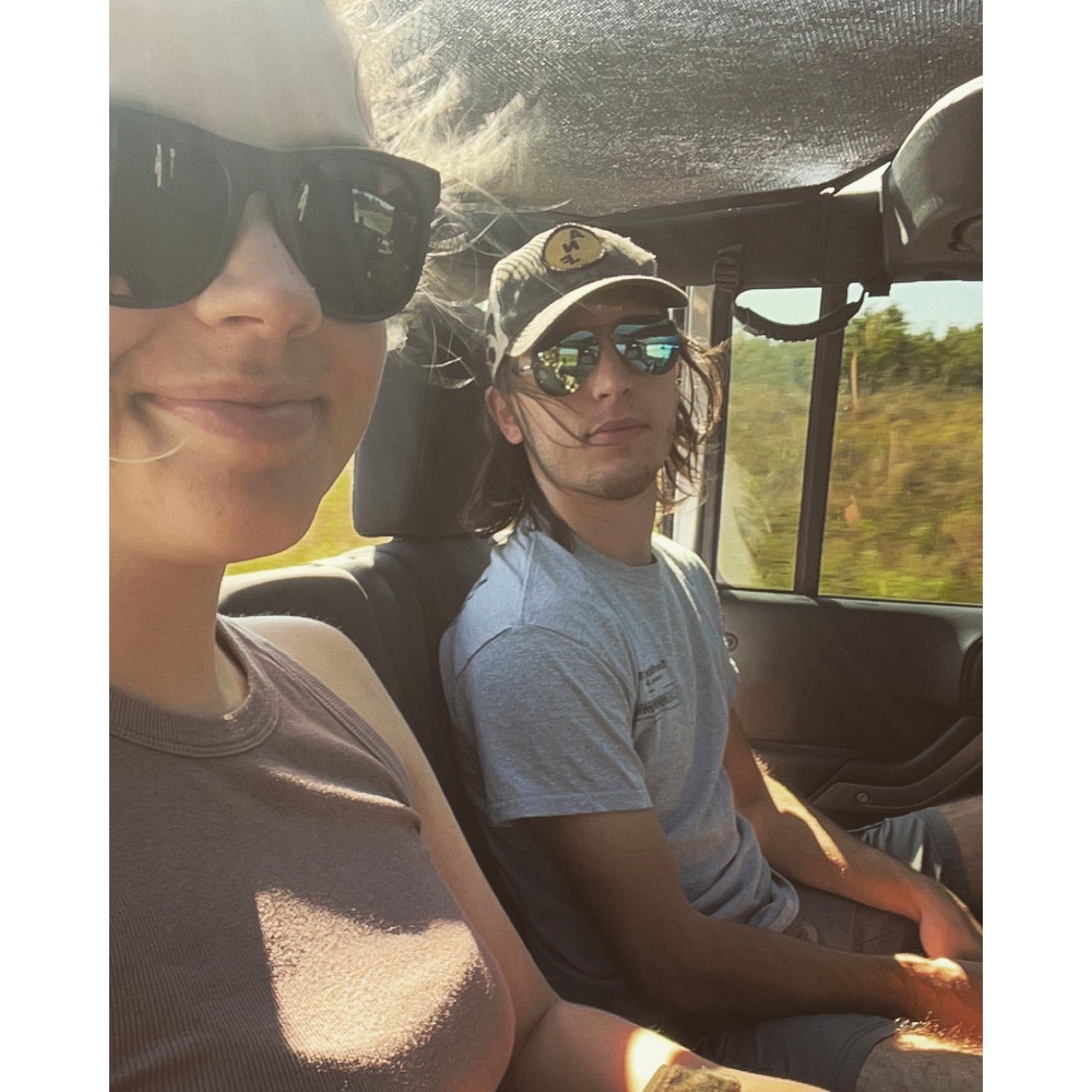 Off roading for ryan's birthday