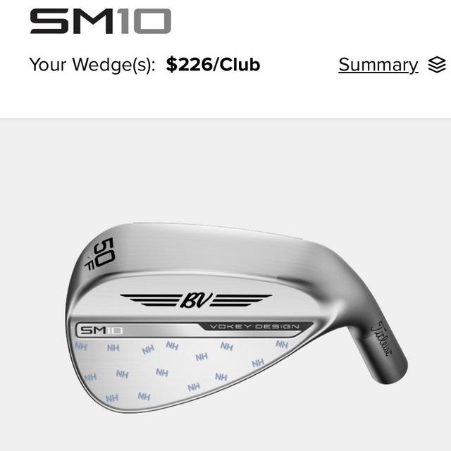 Titleist Vokey SM10 50 degree wedge