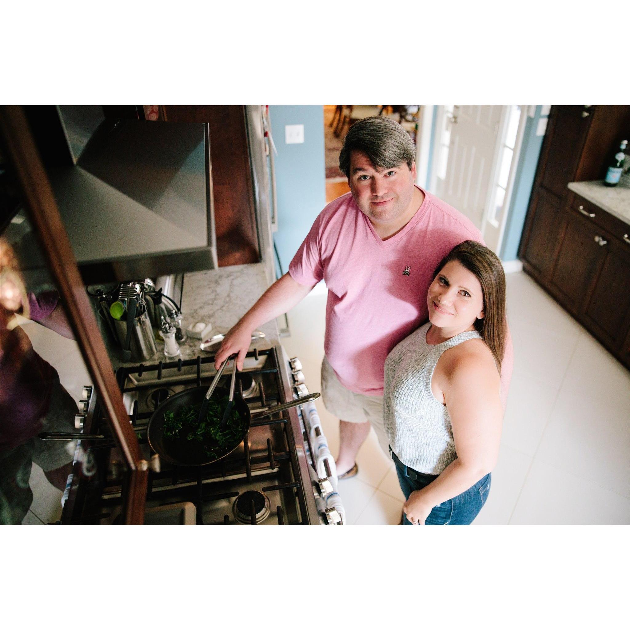 We love to cook together!