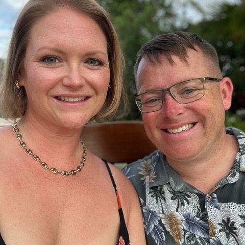 This was in St Lucia before our dinner reservation relaxing on a bench enjoying the views. Little did Amanda know but in a few hours Brian would have his surprise proposal!