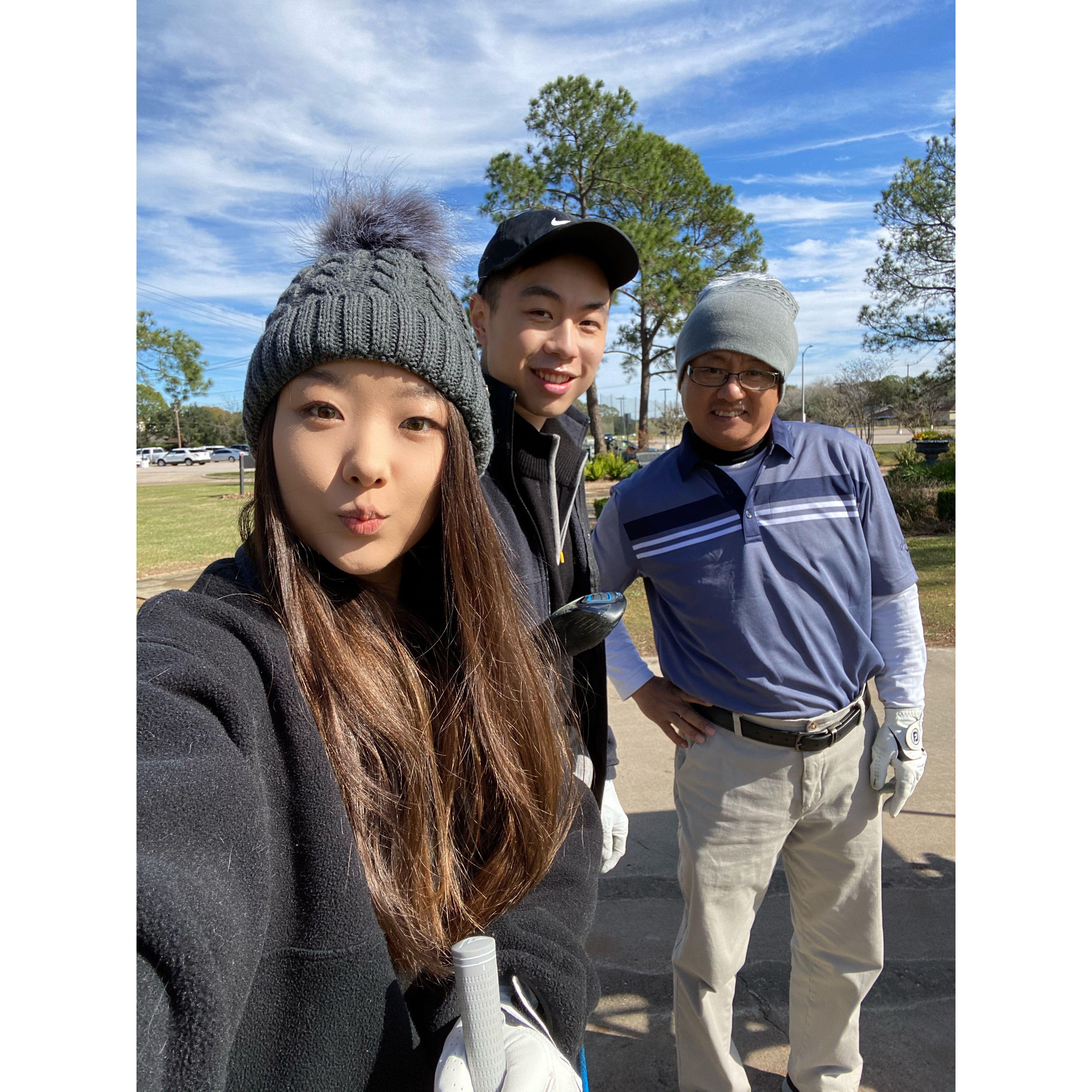 2021 - Our first time golfing together