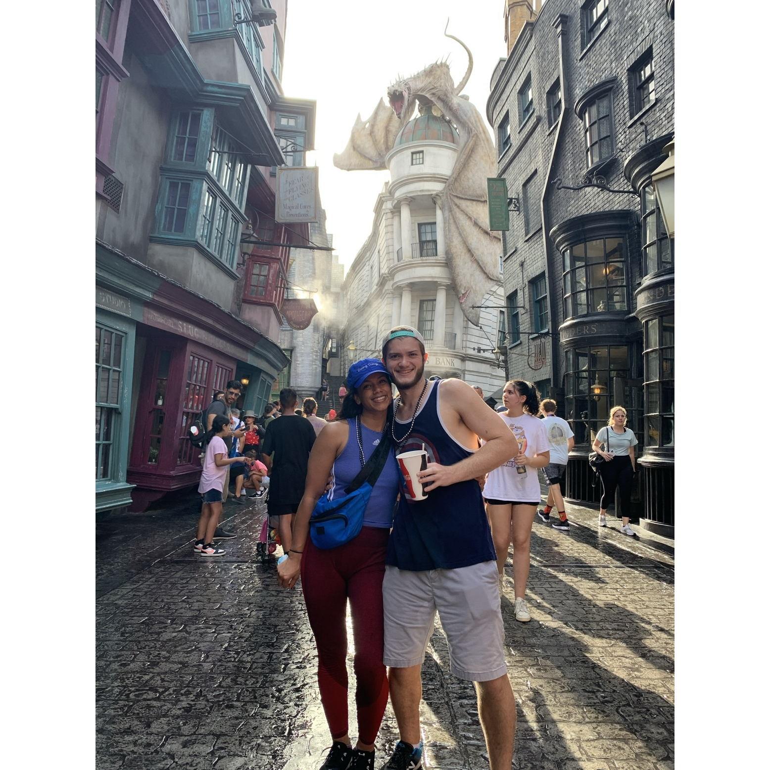 4th of July 2021 in our favorite place, Harry Potter World! Our dream is to see the real set pieces in London one day.