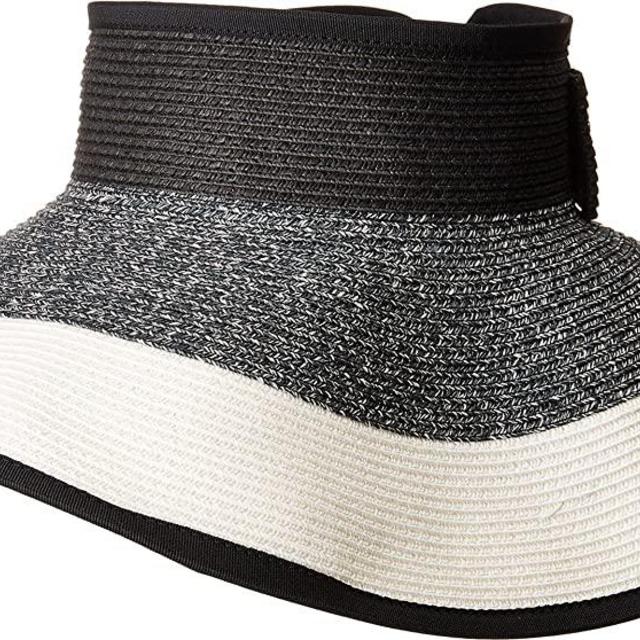 San Diego Hat Company Womens UBV038 Roll Up Visor with Bow Closure