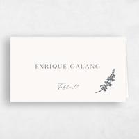 Beige Wedding Place Card - Capri