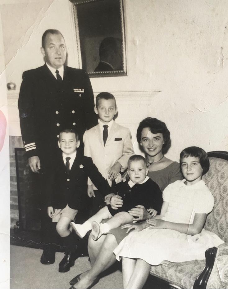 Peter’s family, Charles, Mike, Peter, Rob, Barbara & Lauri