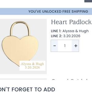 Heart Padlock