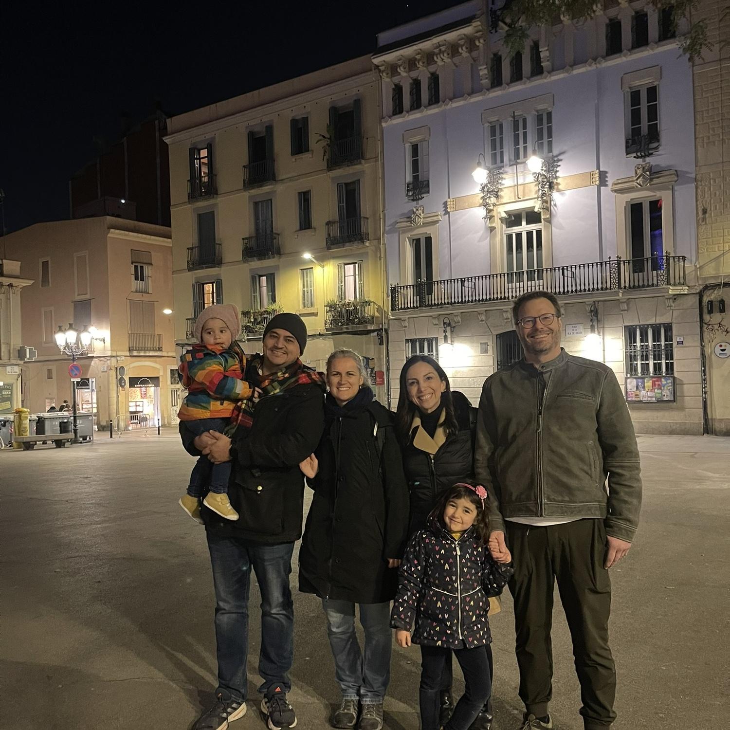 Barcelona with some special friends!