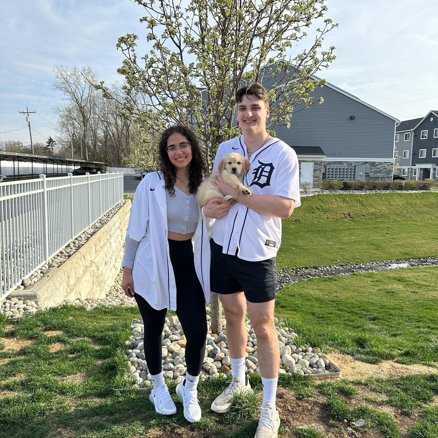 First pic with our little girl bloom when she was a baby!