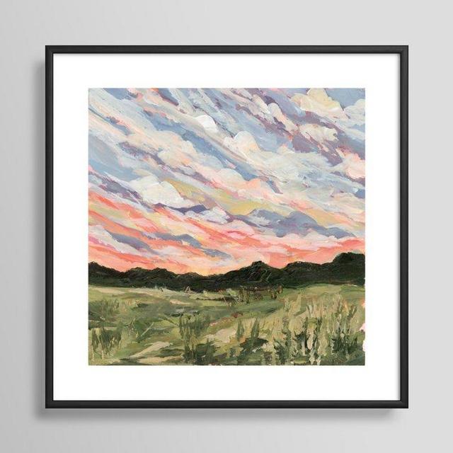 Indiana Sunset Framed Art Print