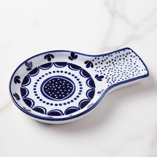 Scallop Print Spoon Rest