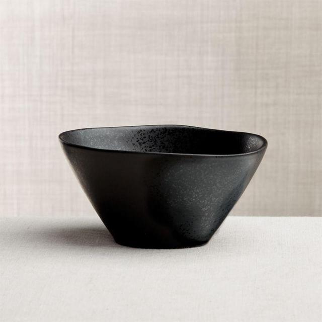 Marin Matte Black Cereal Bowl