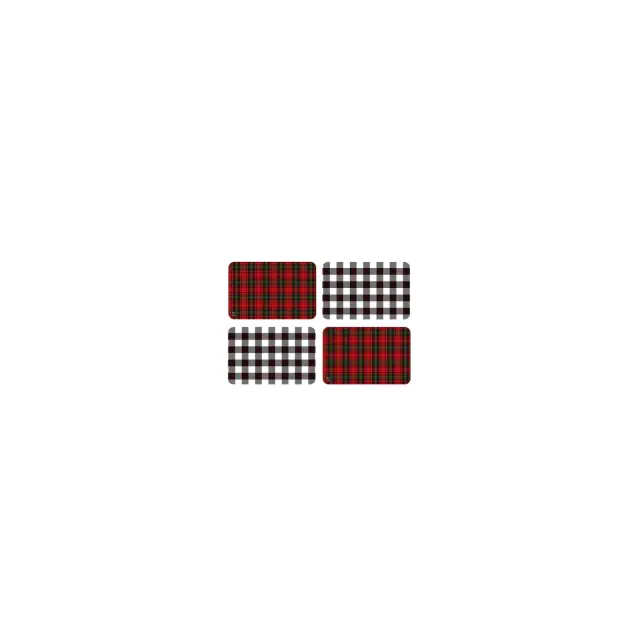 Briarwood Lane Everyday Double Sided Placemat 17x11.25 Checkered Patterns Placemat