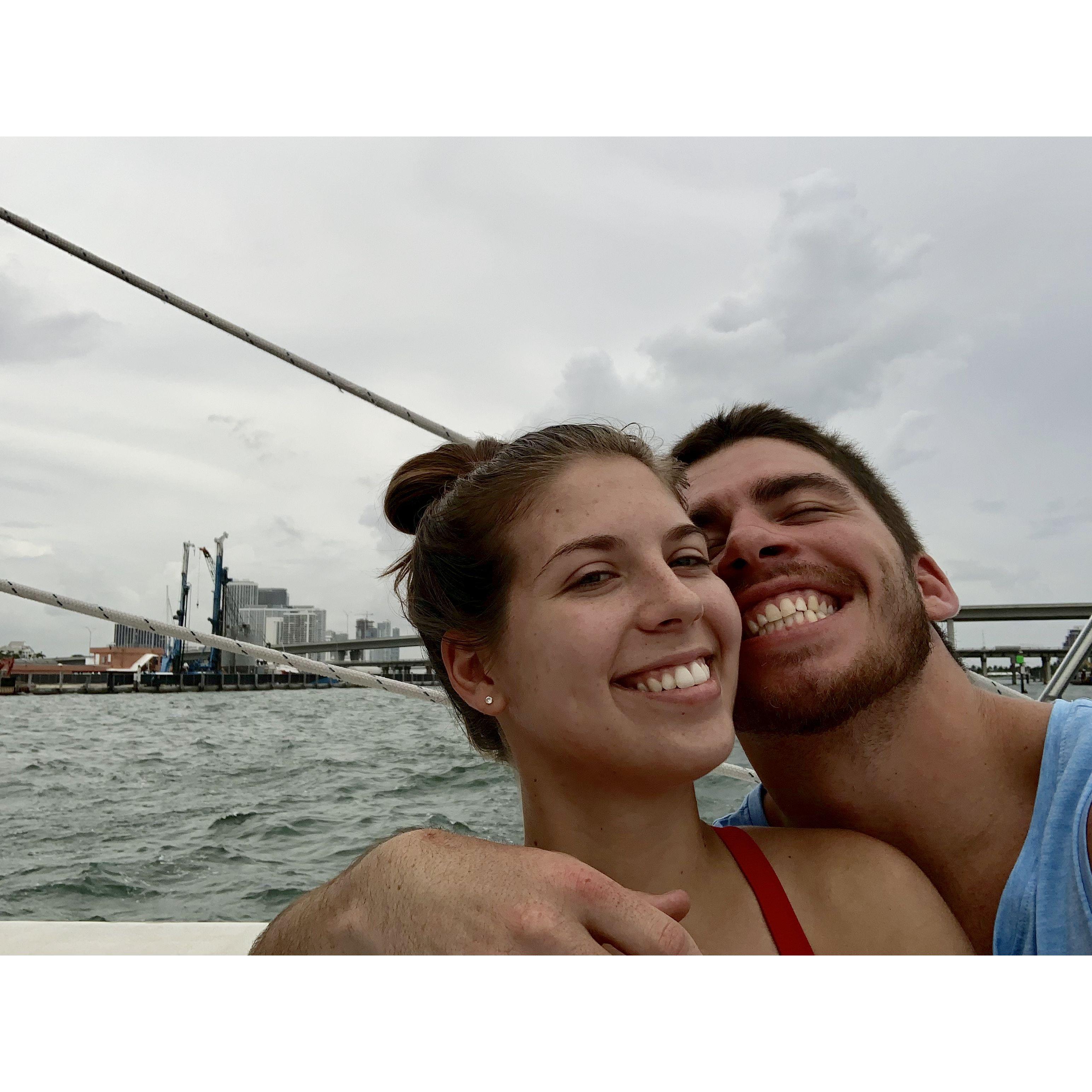 Dylan & Lauren's first trip together - Fort Lauderdale for 4th of July Weekend in 2019