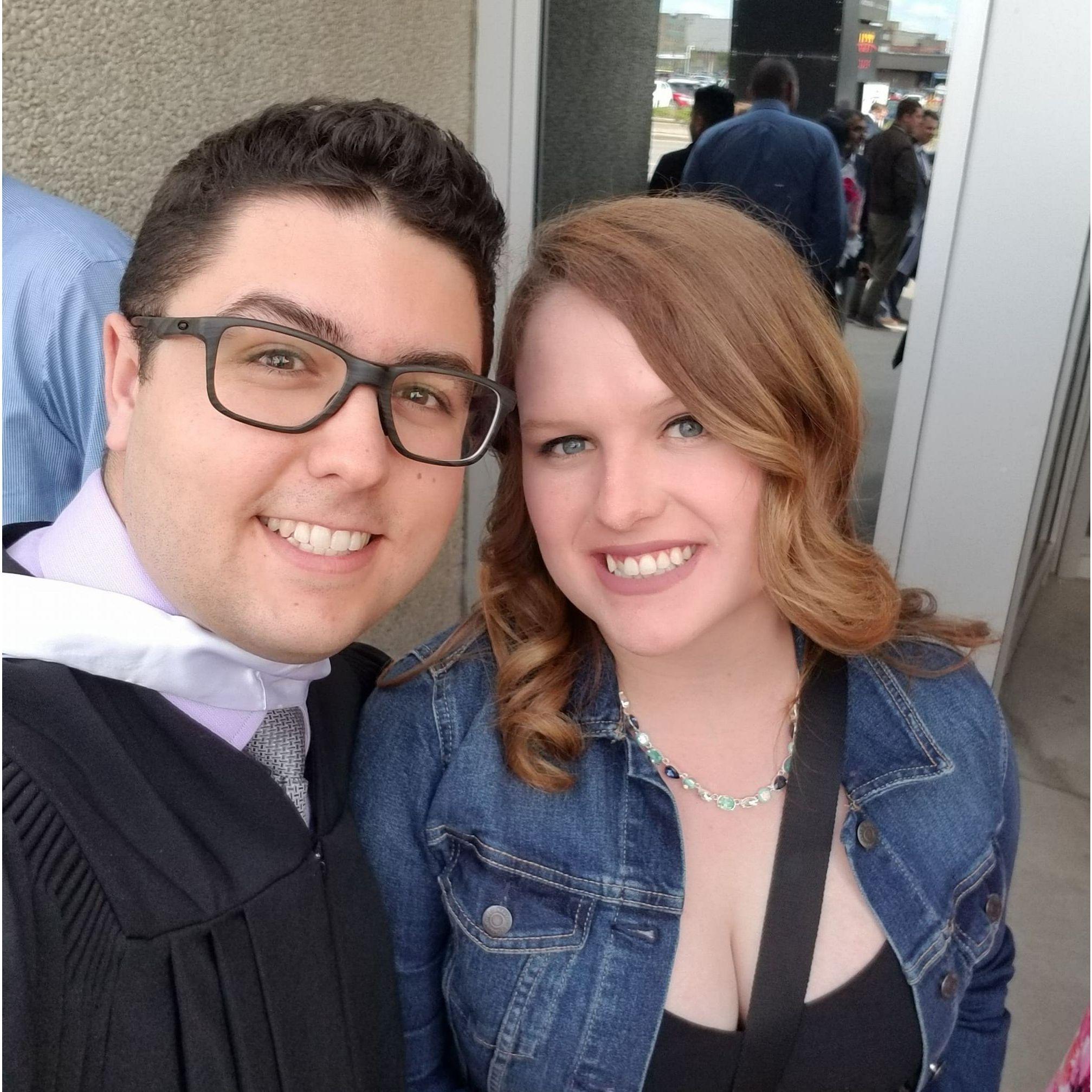 Kyle's university graduation