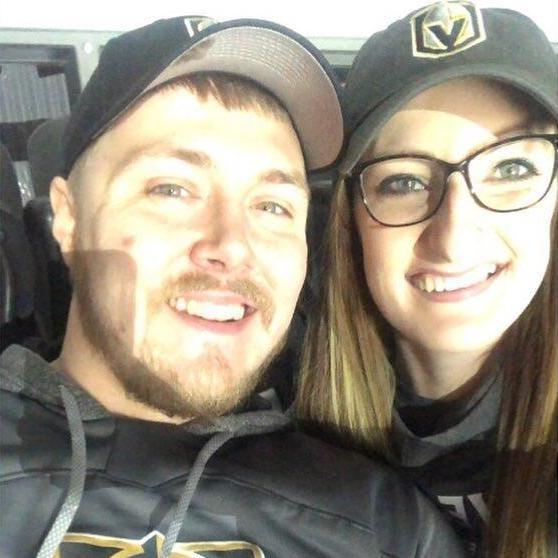 Our first Vegas Golden Knights hockey game- 2019