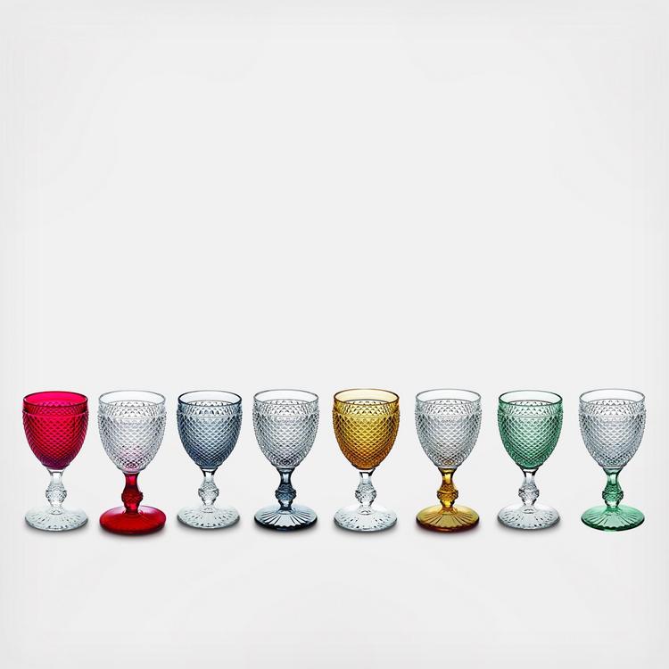 Vista Alegre Bicos - Frosted Goblet, Set of 4