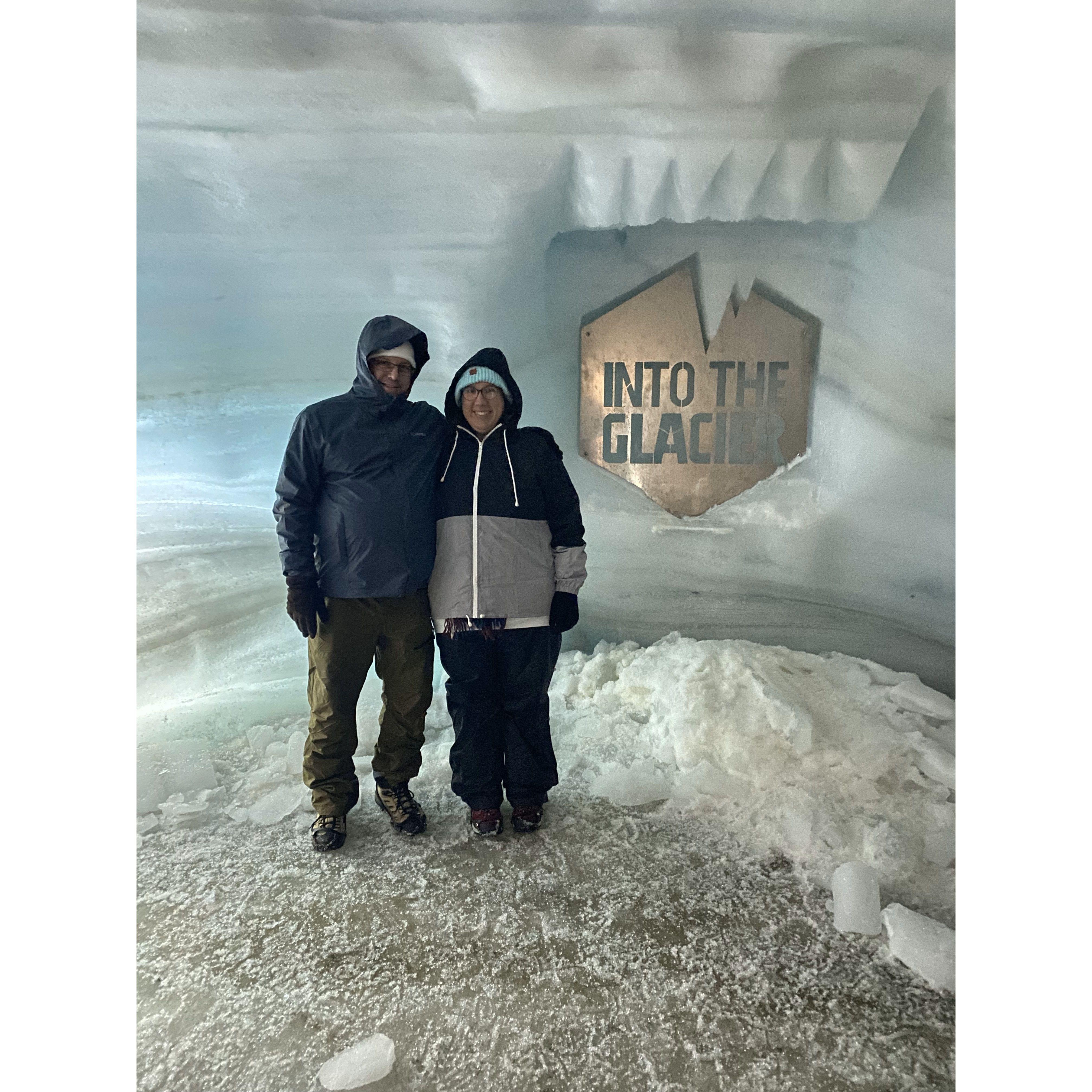 Into the Glacier in Iceland!