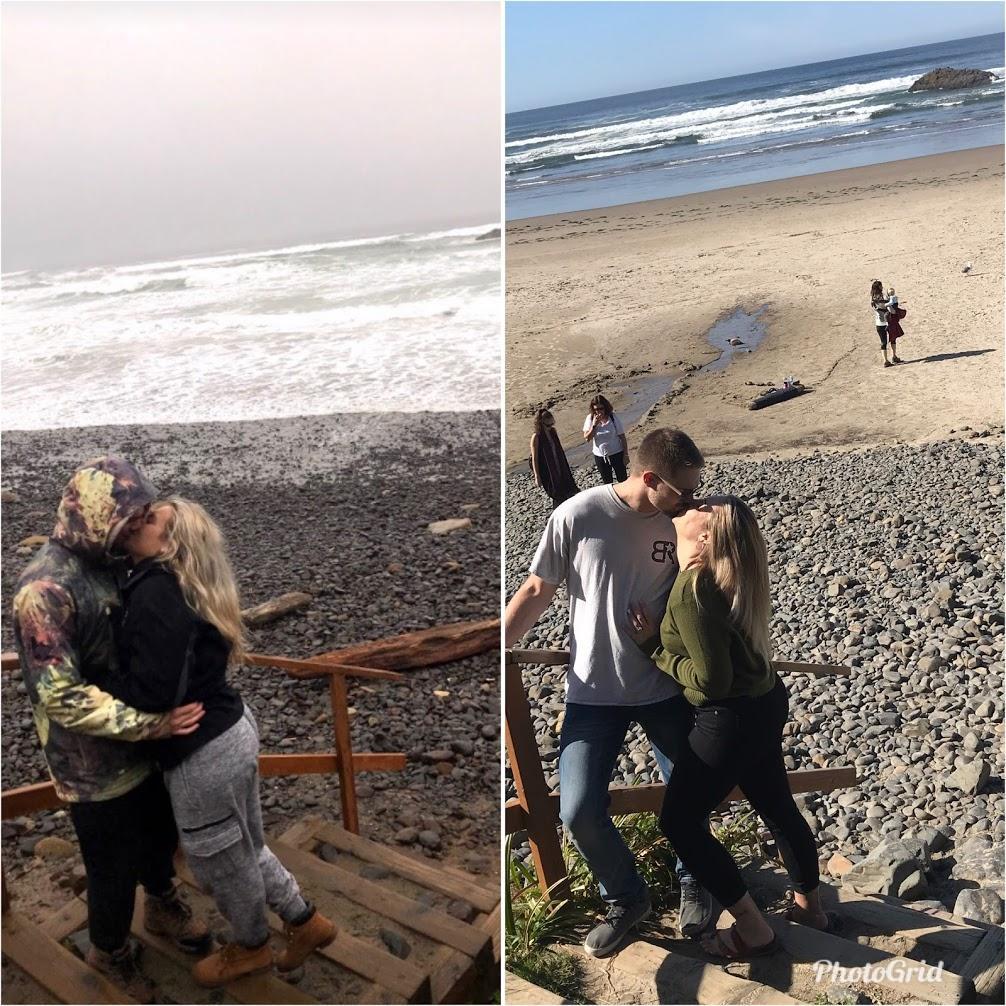 Same steps in Oregon 2 years later!