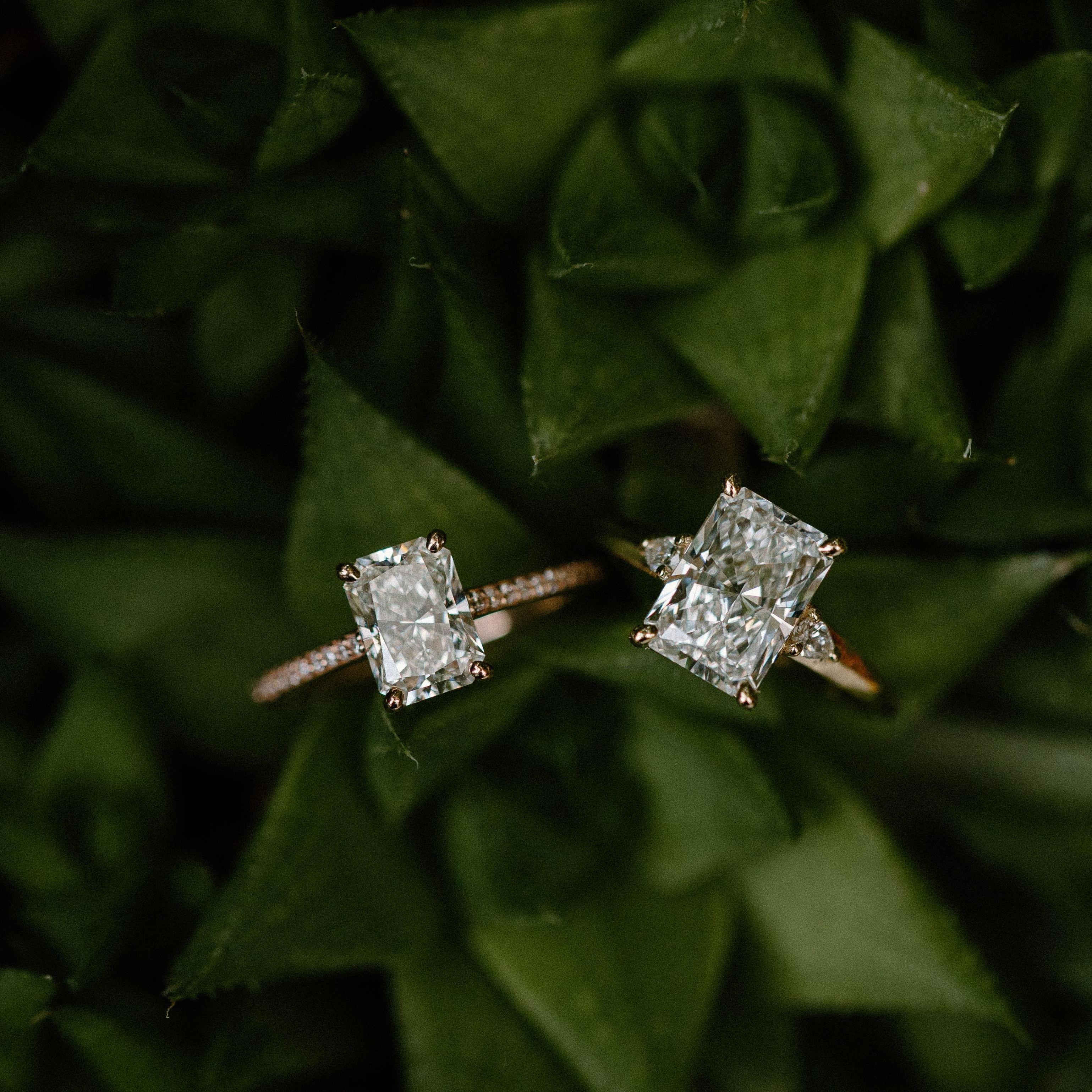 Rosie and Lauren's Engagement Rings.
