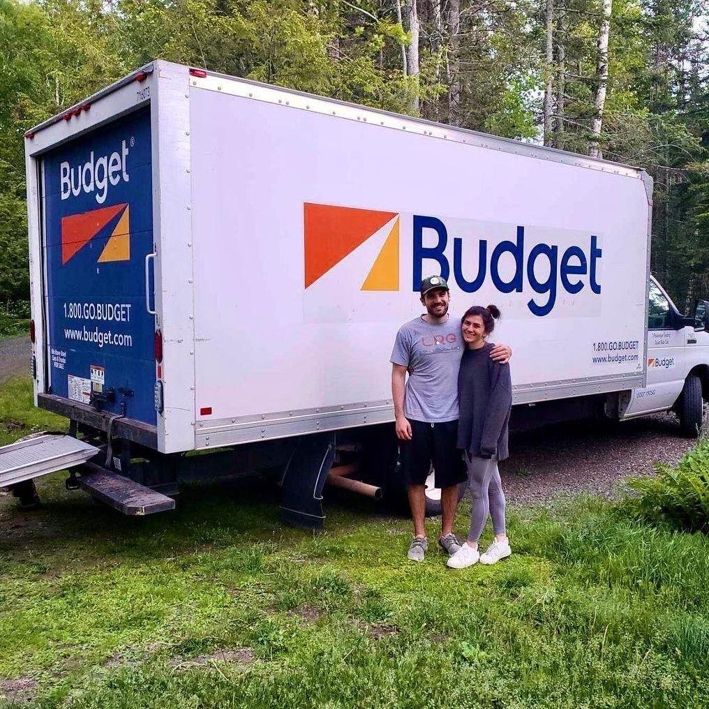 Packing up the truck for our big adventure out West!